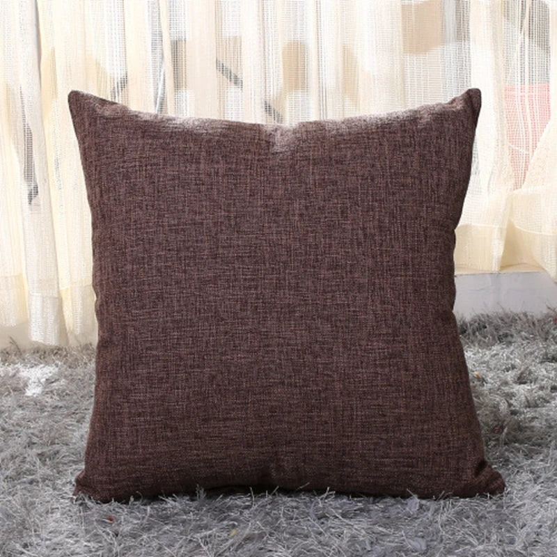 Beloryva 17.7-Inch Woven Cushion Cover — Cover Only, Taupe