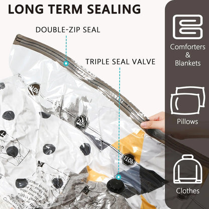Beloryva 8-Piece Vacuum Storage Bag Set — Pump Not Included — product view 2