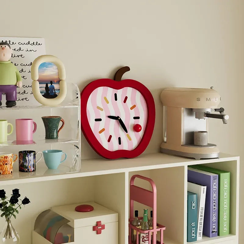 Beloryva Apple-Shaped Wall Clock — product view 2