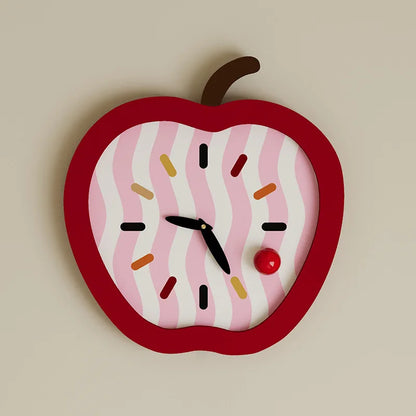 Beloryva Apple-Shaped Wall Clock — product view 1