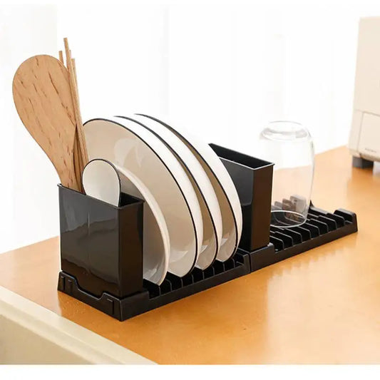 Compact dish drying rack for the countertop