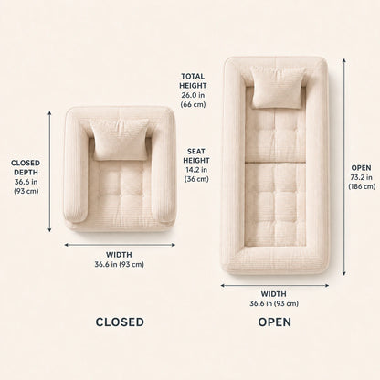 Sofá cama CloudFold de Beloryva
