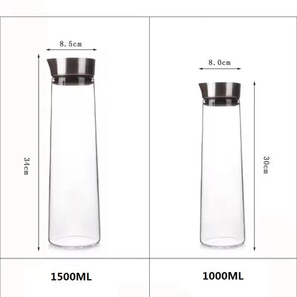 Beloryva Glass Water Pitcher with Lid — product view 3