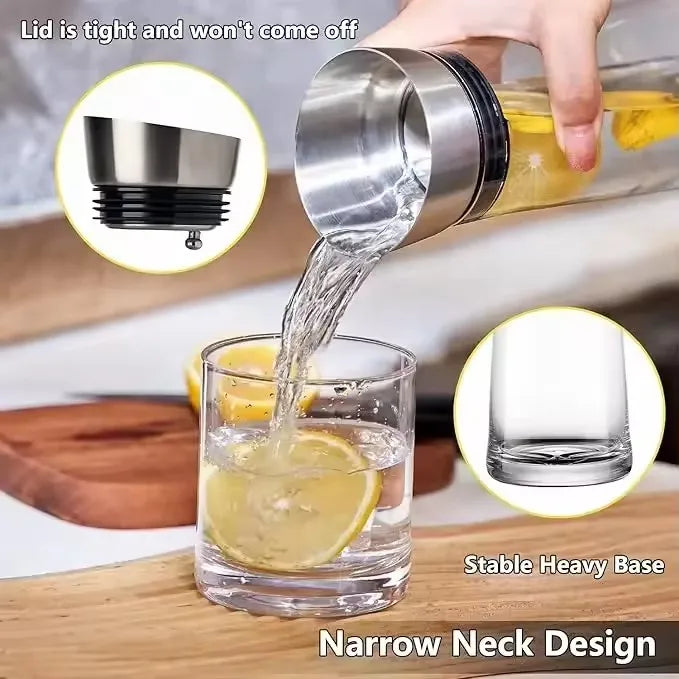 Beloryva Glass Water Pitcher with Lid — product view 5