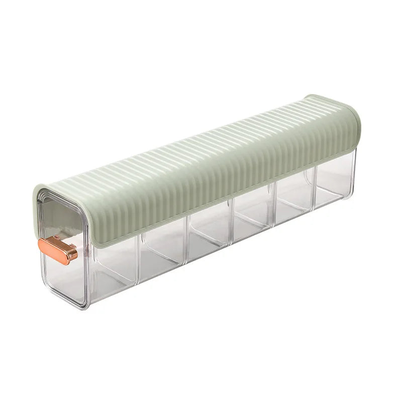 Beloryva Lidded Cable Organizer Box, Light Cyan