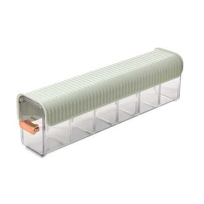 Beloryva Lidded Cable Organizer Box, Light Cyan