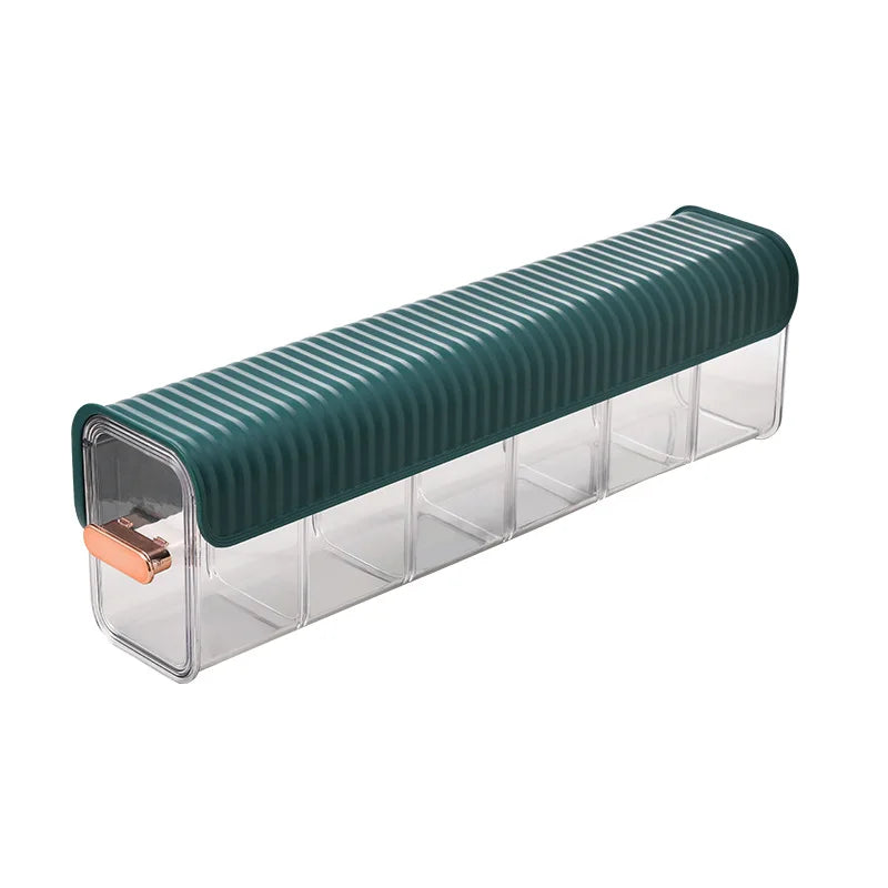 Beloryva Lidded Cable Organizer Box, Green