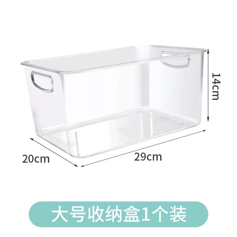 Refrigerator and pantry organizer for drink cans and small items — Large Storage Box