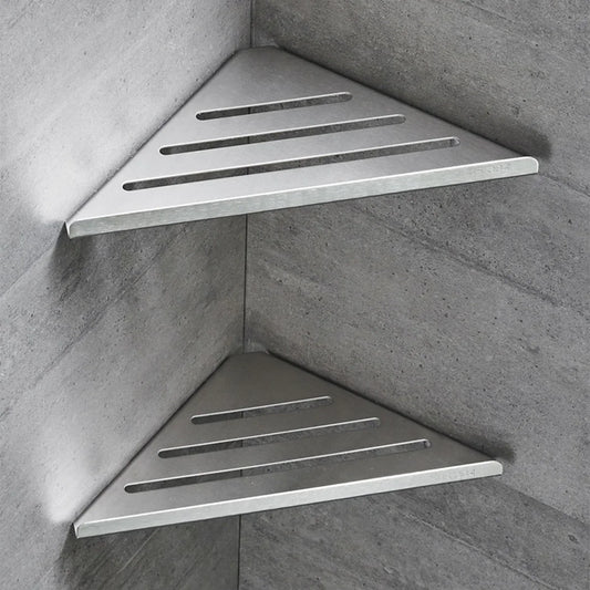 Stainless steel corner shower shelf