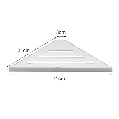 Stainless steel corner shower shelf