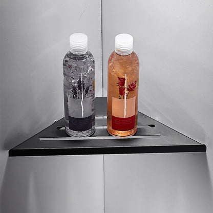 Stainless steel corner shower shelf
