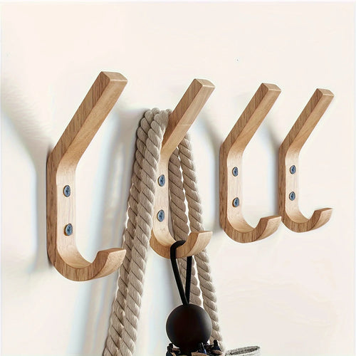 Beloryva Set of 4 Wooden Wall Hooks — product view 1