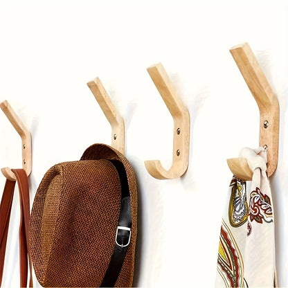 Beloryva Set of 4 Wooden Wall Hooks — product view 6