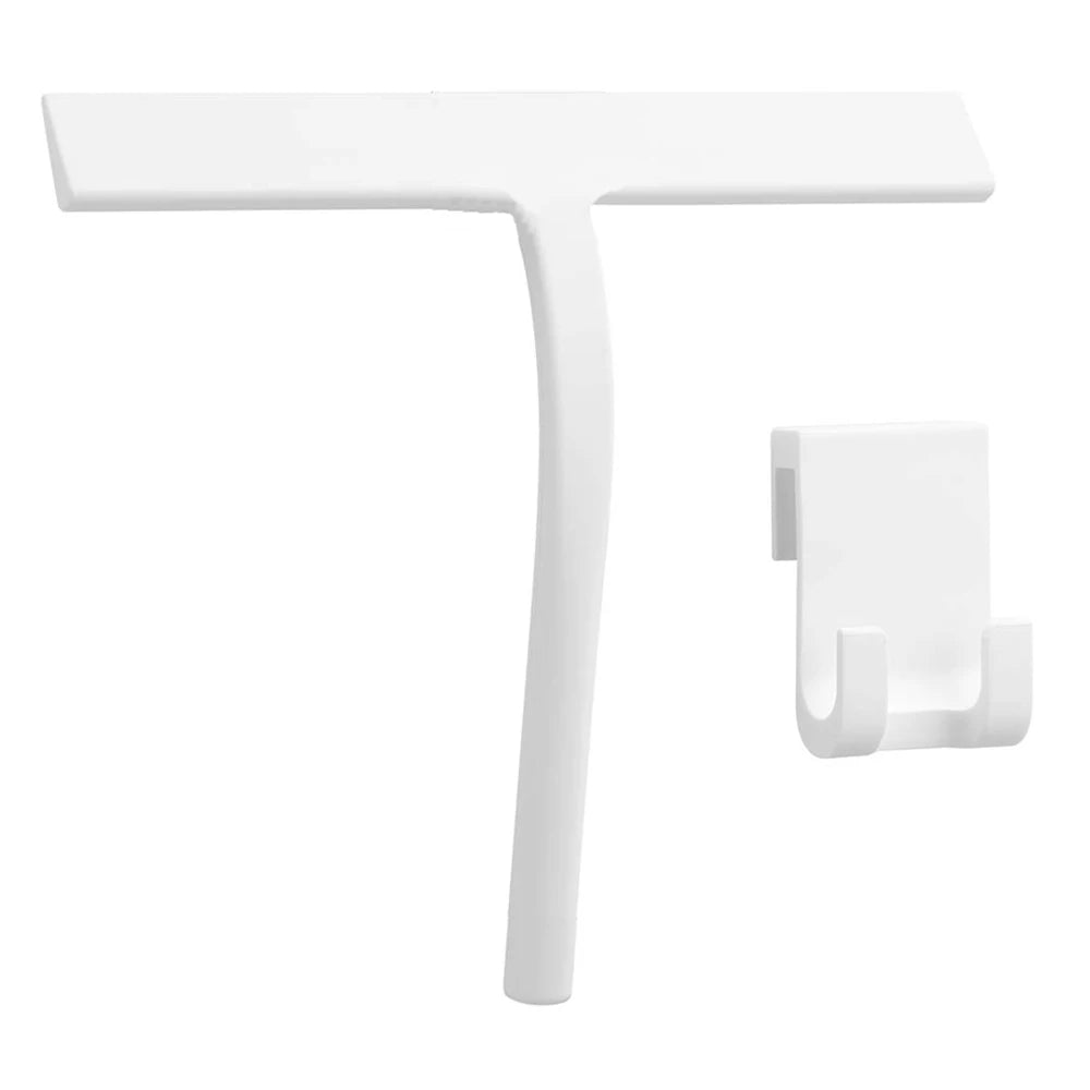 Beloryva Shower Squeegee with Hook, White