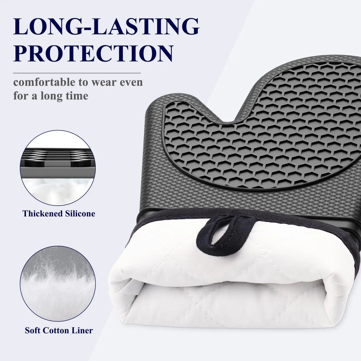 Beloryva Silicone Oven Mitt Set — product view 3