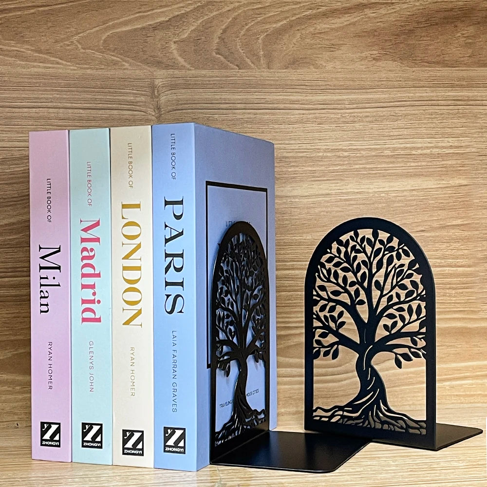 Beloryva Tree of Life Metal Bookends — product view 3
