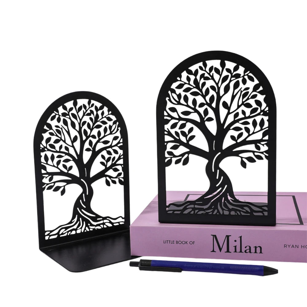 Beloryva Tree of Life Metal Bookends — product view 5