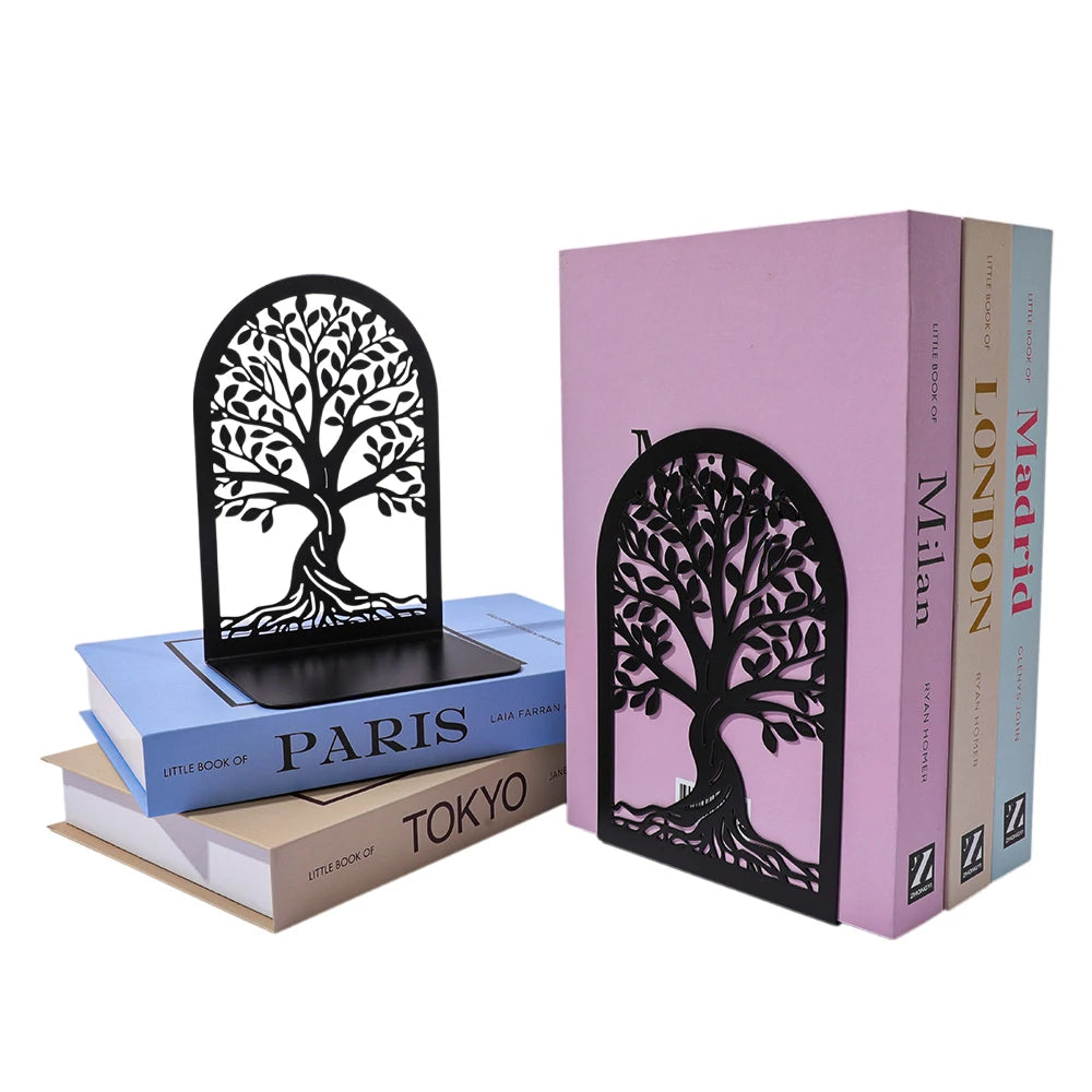 Beloryva Tree of Life Metal Bookends — product view 6