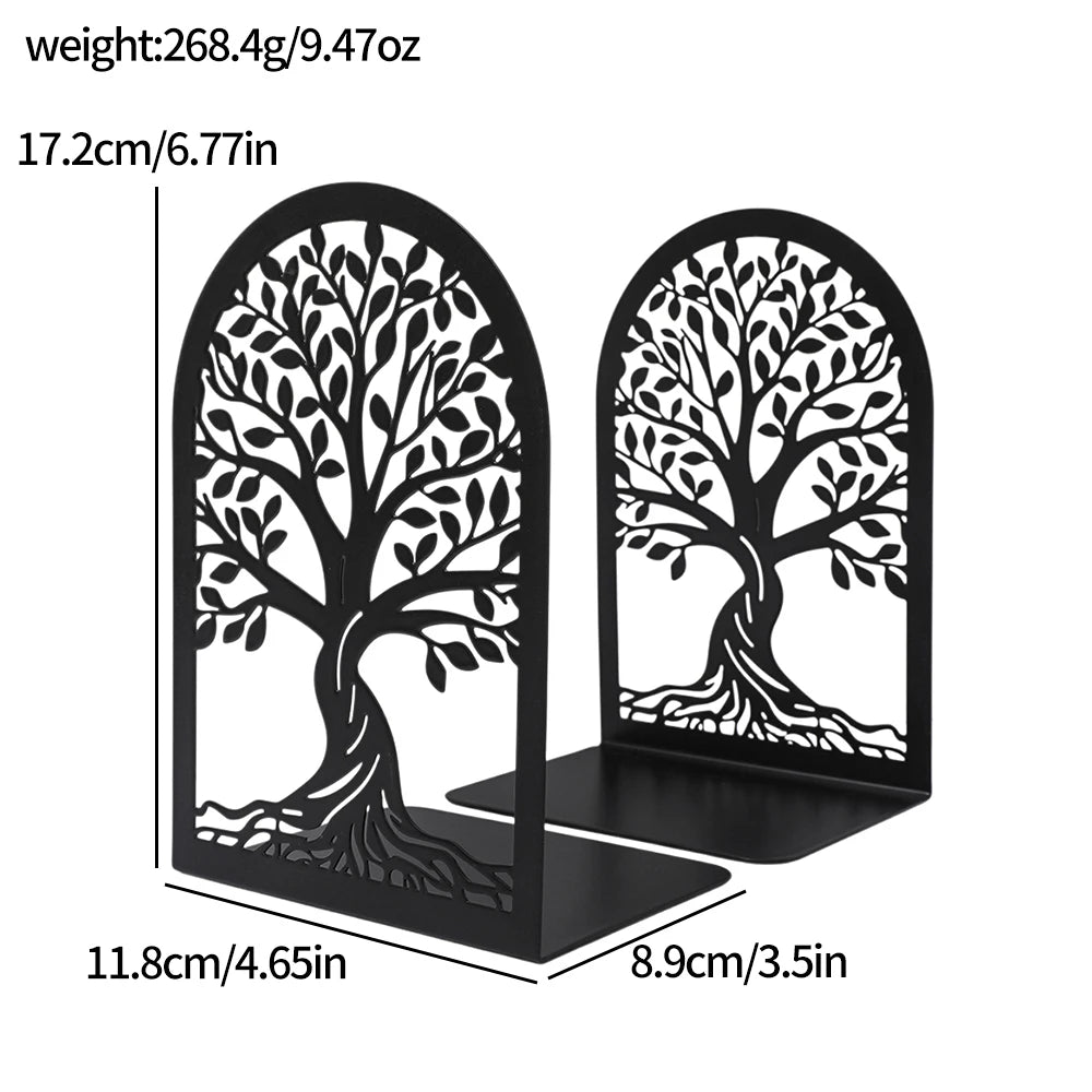 Beloryva Tree of Life Metal Bookends — product view 1