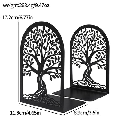 Beloryva Tree of Life Metal Bookends — product view 1