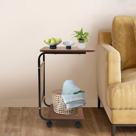 Beloryva Two-Tier C-Shaped Side Table — product view 1