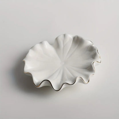 Beloryva White Shell-Style Ceramic Soap Dish — product view 5