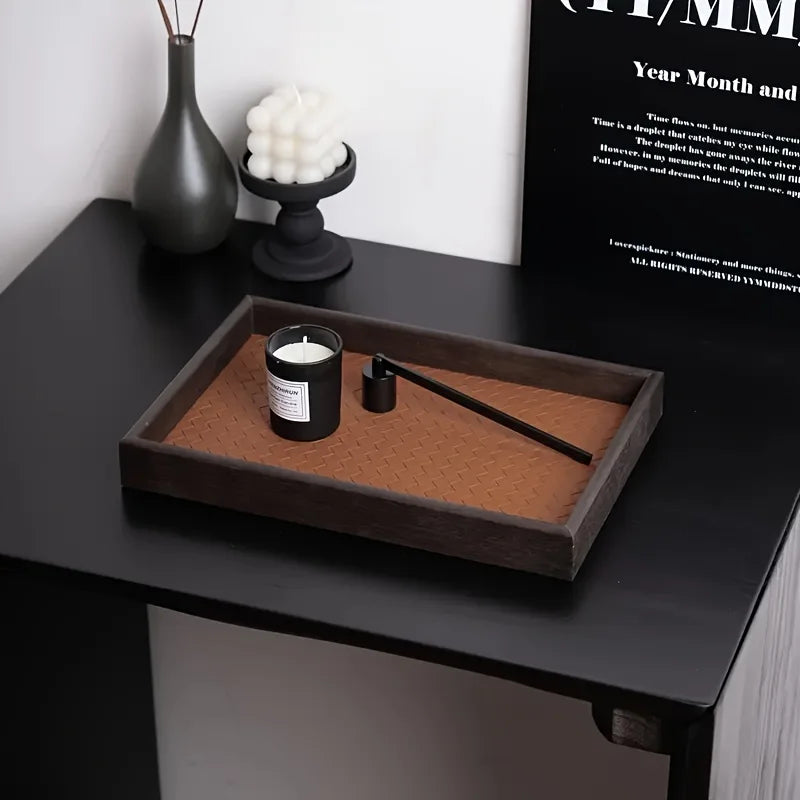 Beloryva Woven-Texture Storage Tray — product view 2