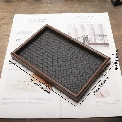Beloryva Woven-Texture Storage Tray — product view 3